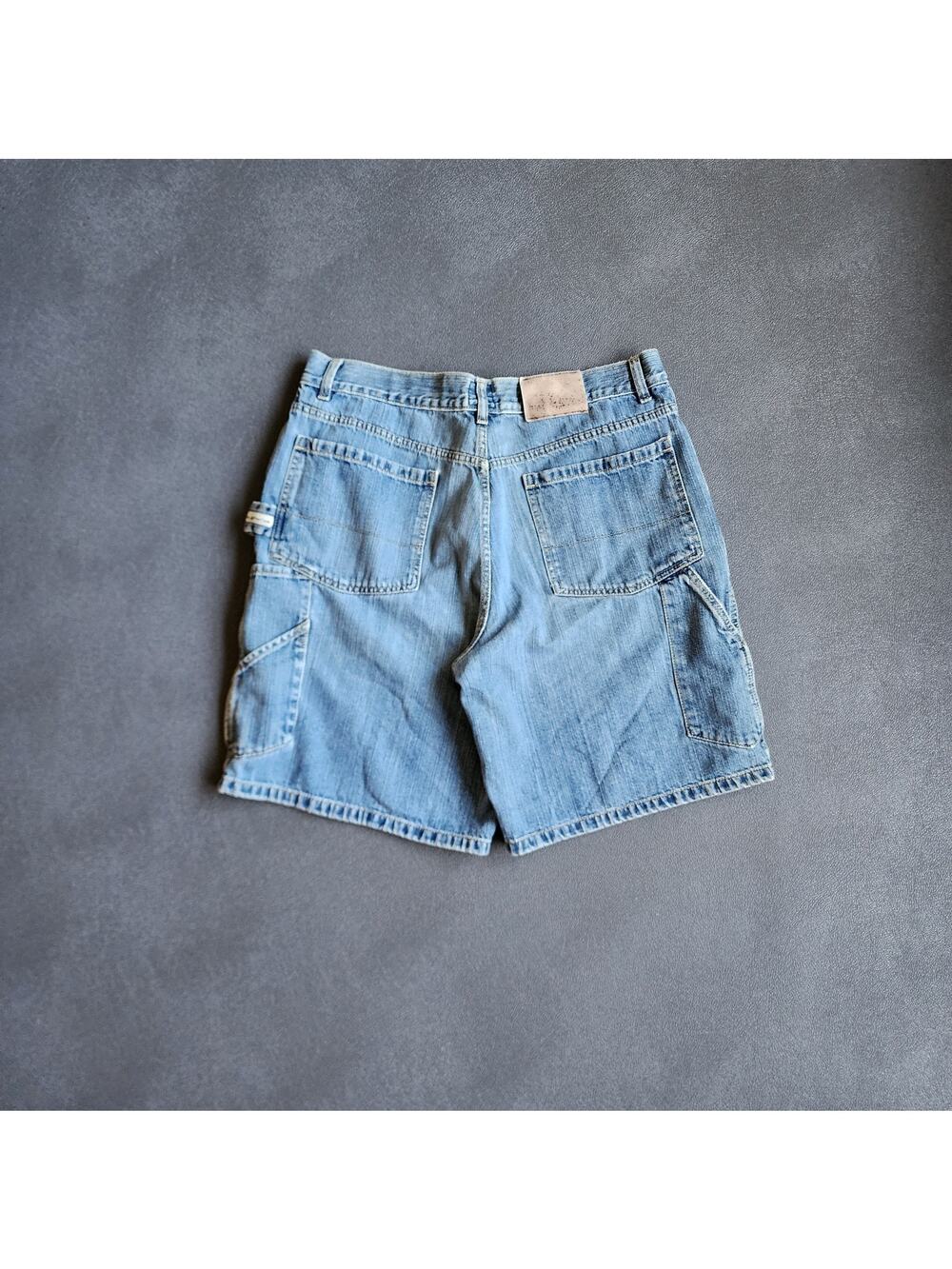 Vintage Beverly Hills Polo Club Carpenter Blue Denim Shorts 38